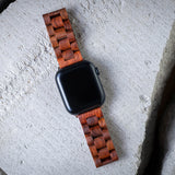 Wooden Strap ( Red Moose )