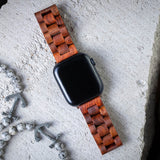 Wooden Strap ( Red Moose )