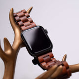 Wooden Strap ( Red Moose )