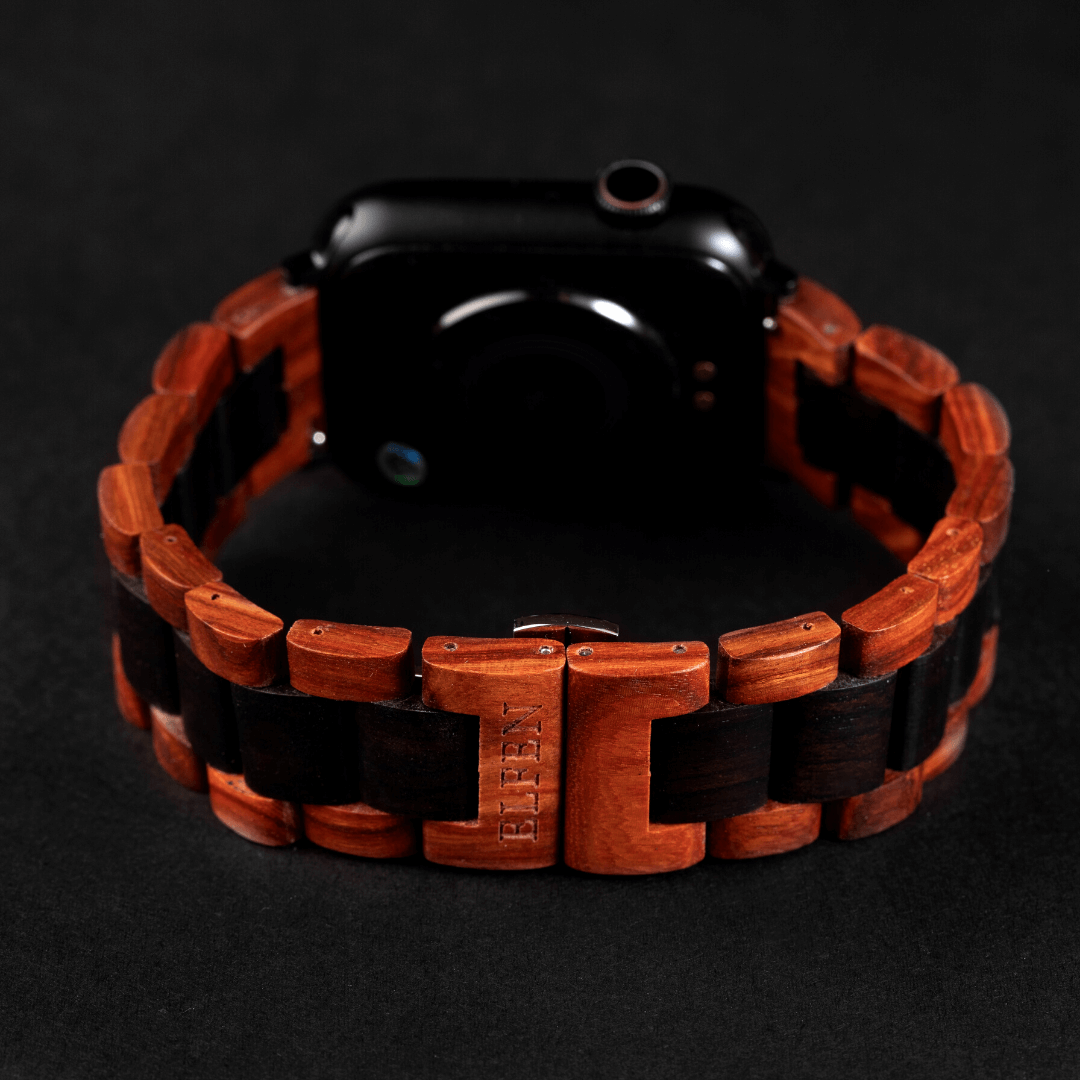 Apple Strap ( GreenField ) - Elfen Watches - Wooden Watch