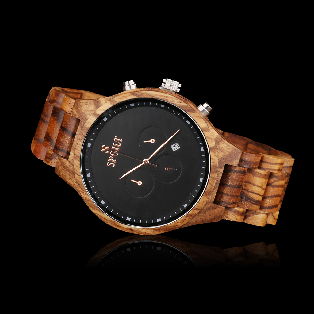 The Acorn Dusk - Elfen Watches - Wooden Watch