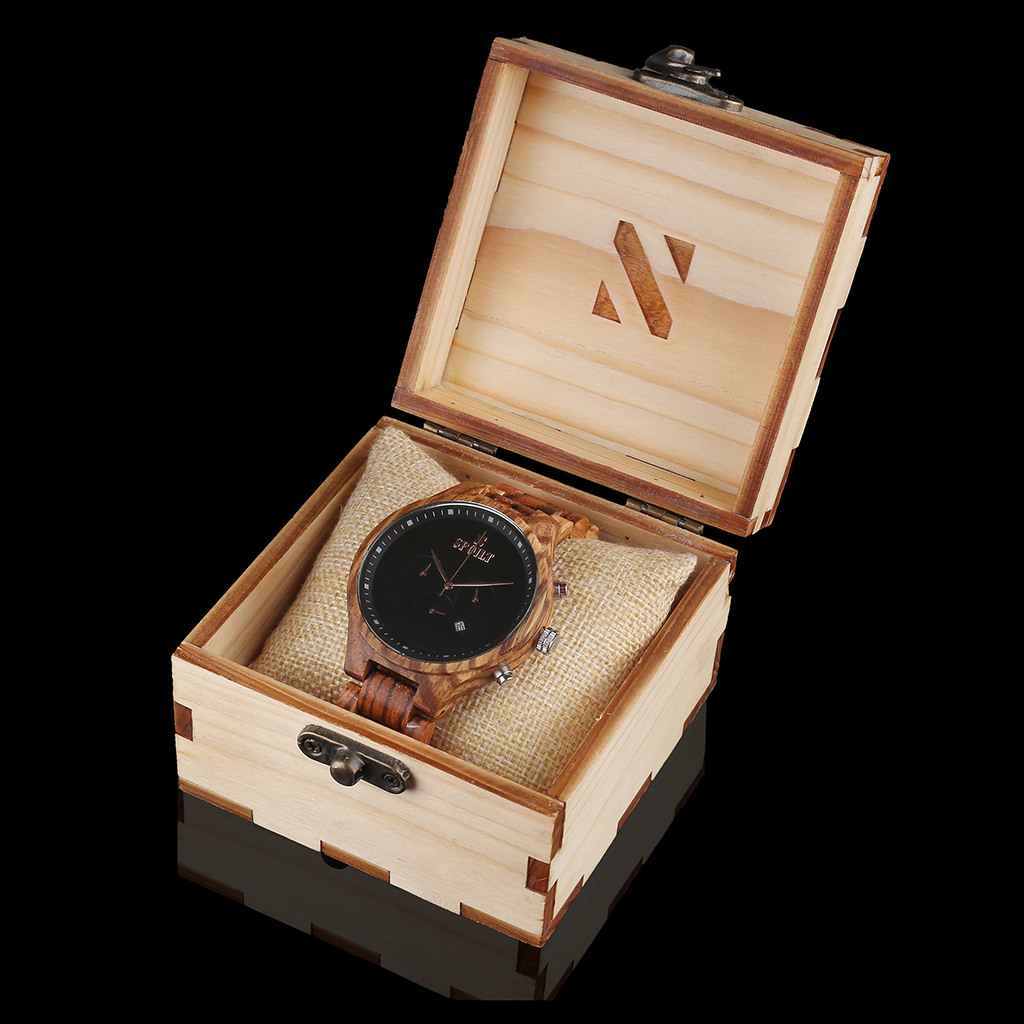 The Acorn Dusk - Elfen Watches - Wooden Watch