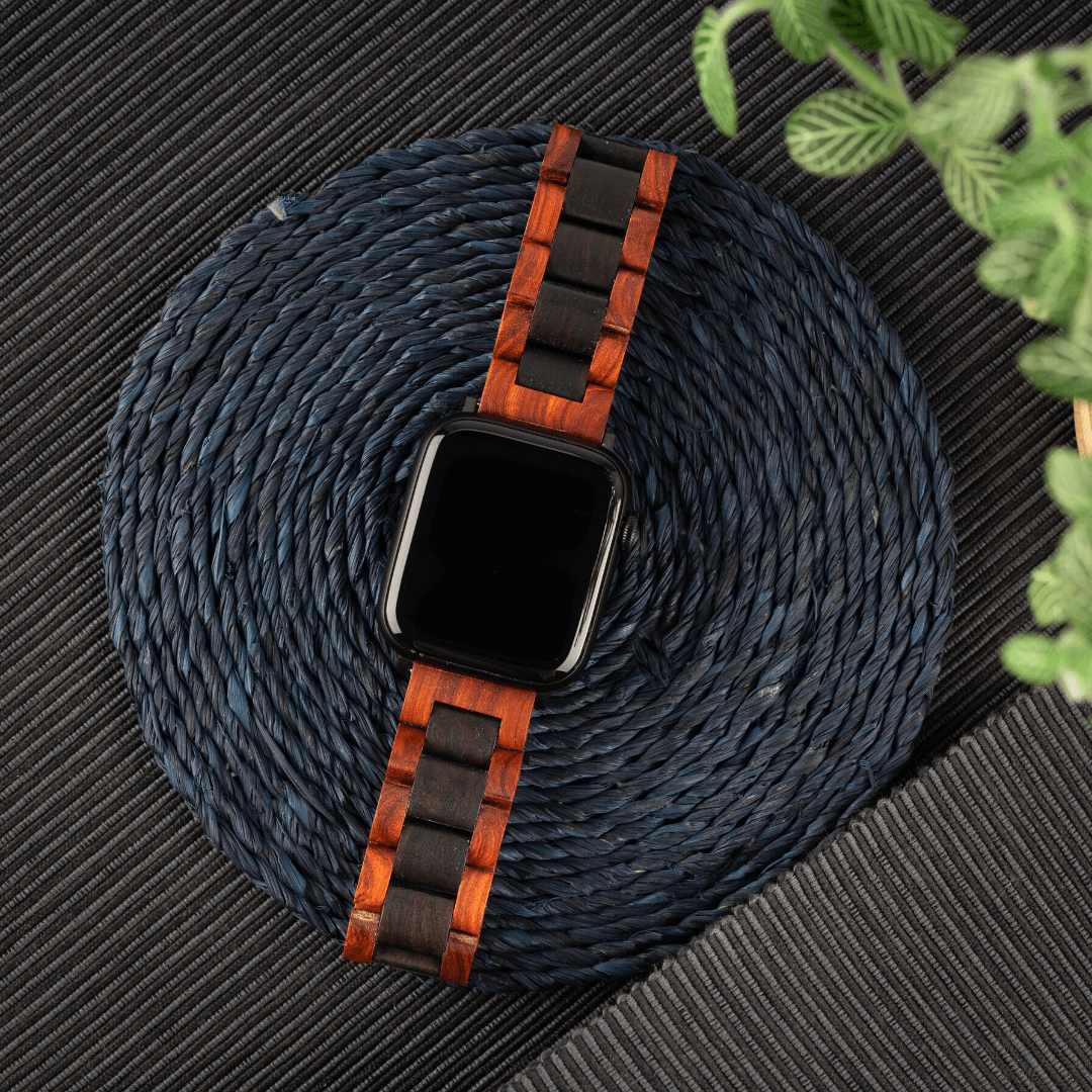 Apple Strap ( GreenField ) - Elfen Watches - Wooden Watch