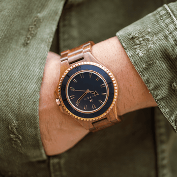 Genesis outlet wooden watch