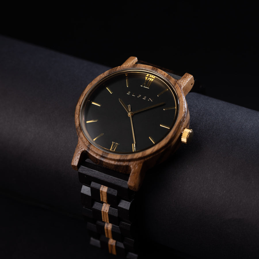 The Cryptic Knight - Elfen Watches - Wooden Watch