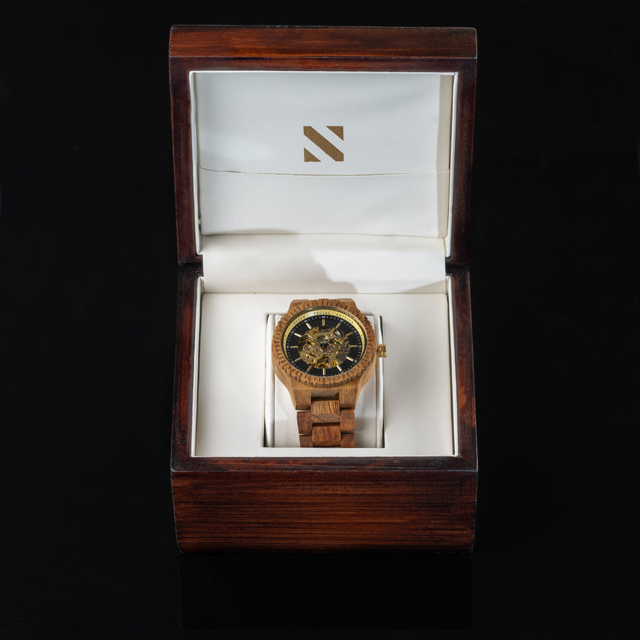 Special Edition (The Voyager) -  Fully Automatic - Elfen Watches - Wooden Watch
