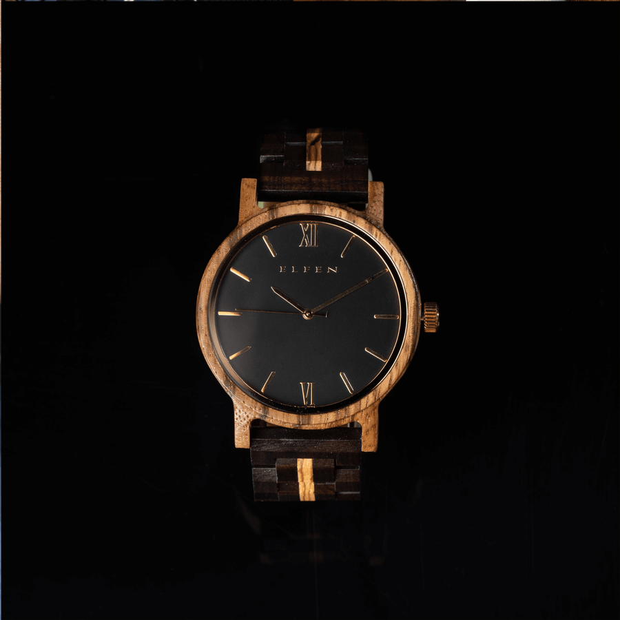 The Cryptic Knight - Elfen Watches - Wooden Watch